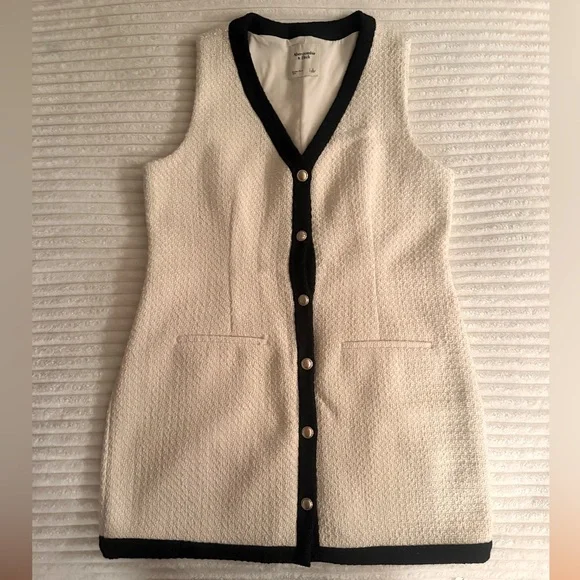 Abercrombie & Fitch tweed mini dress - size L - Picture 2 of 4